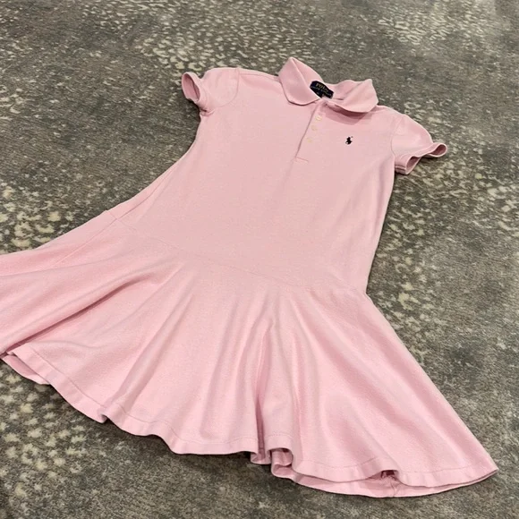 POLO RALPH LAUREN PINK KIDS DRESS SIZE 6X - Picture 1 of 7